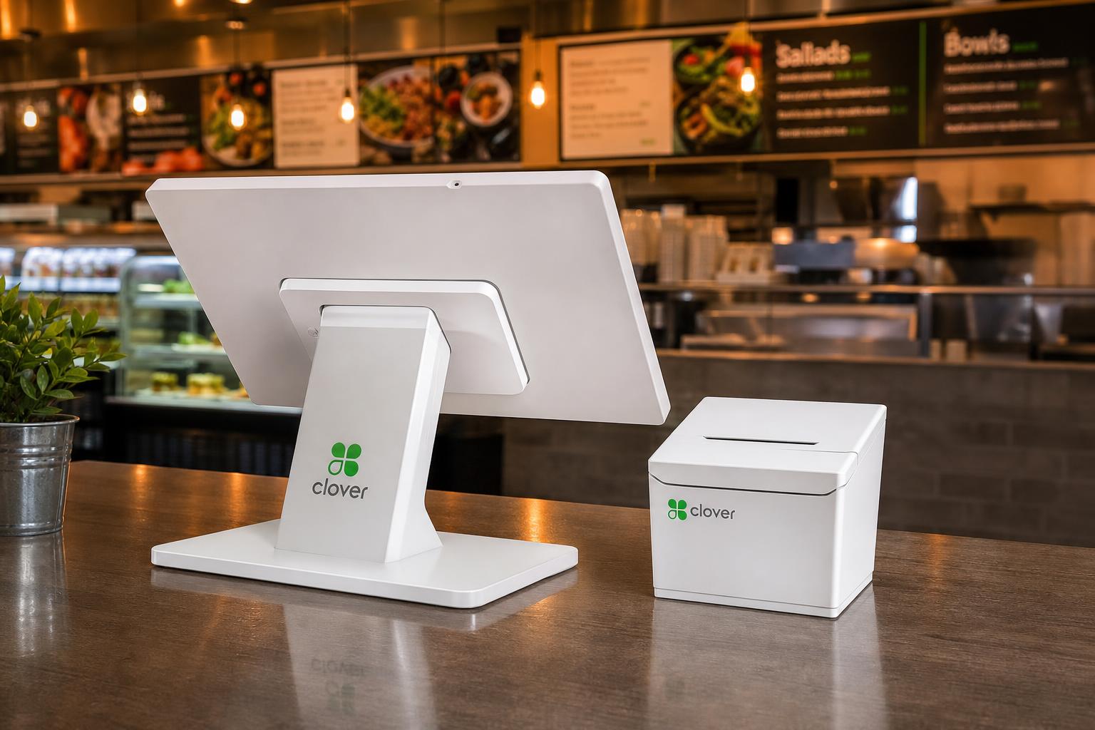 Clover Station Duo POS terminal and receipt printer
